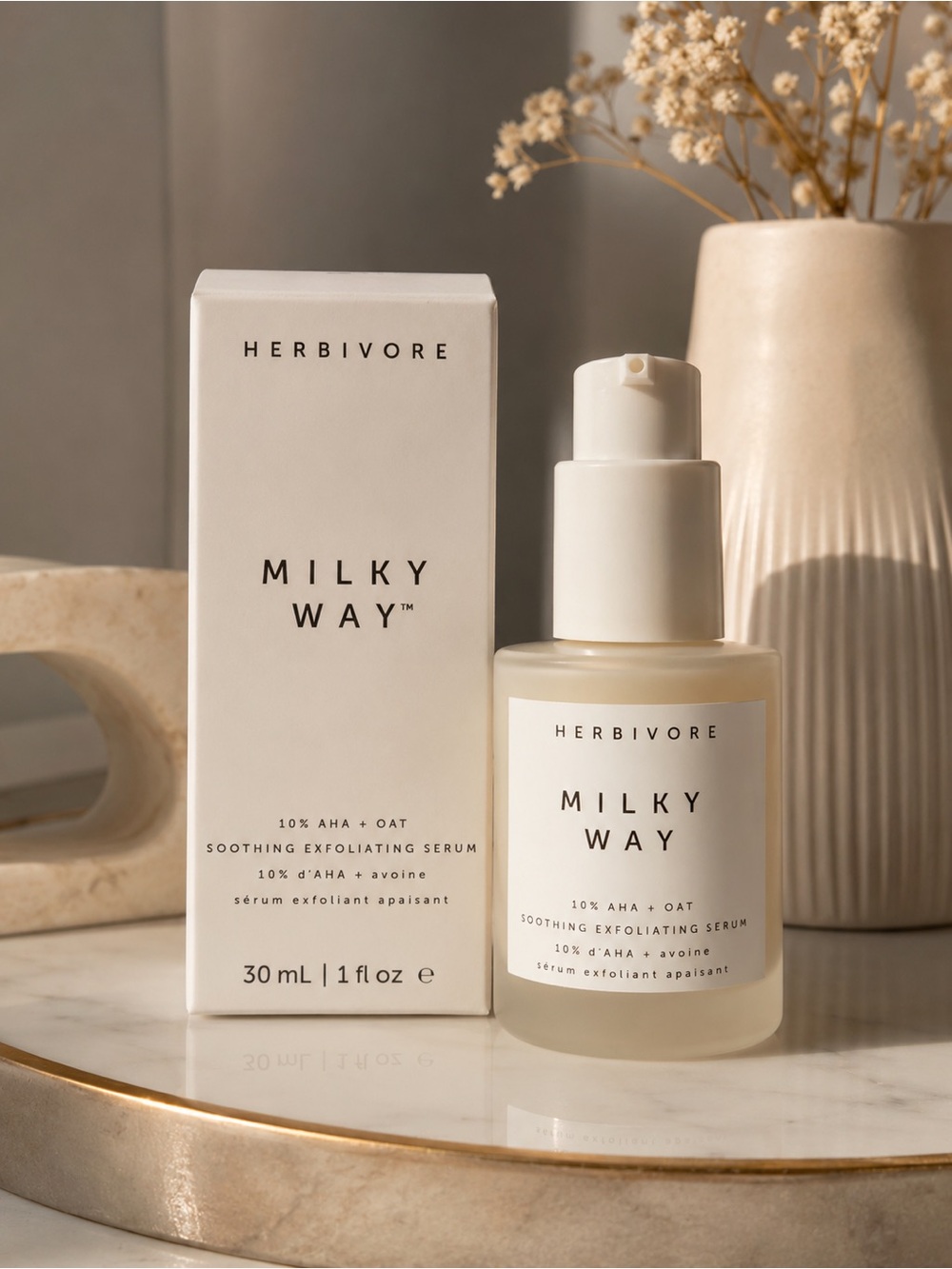 Milky Way Soothing Exfoliating Serum — Cream